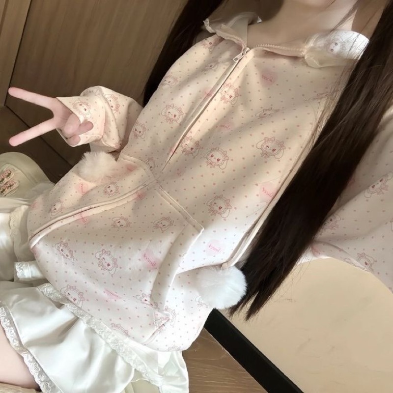 Streetwear Brand Y2K - Japanese Subculture Sweet Kawaii Lace Hooded