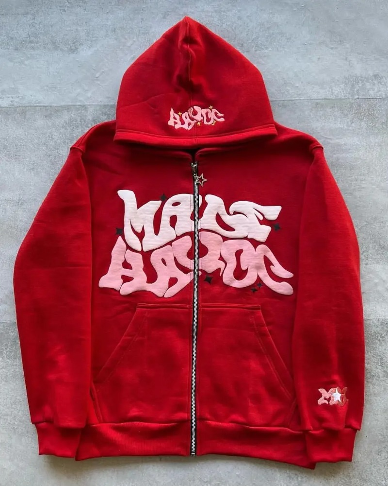 American Retro Star and Letter - Streetwear Brand Hoodie recension och pris