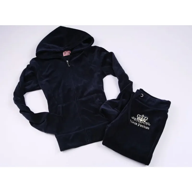 JC Tracksuit Women Velvet Wome - Streetwear Brand Y2K recension och pris