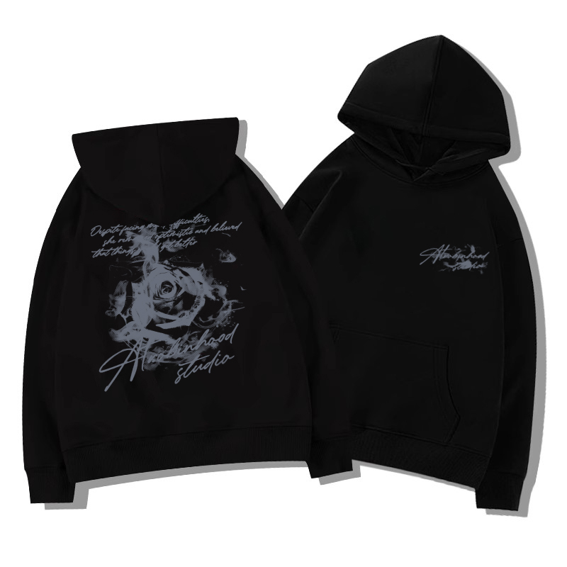 Rose Flower Men Women Hoodie P - Fear Of God Essential recension och pris
