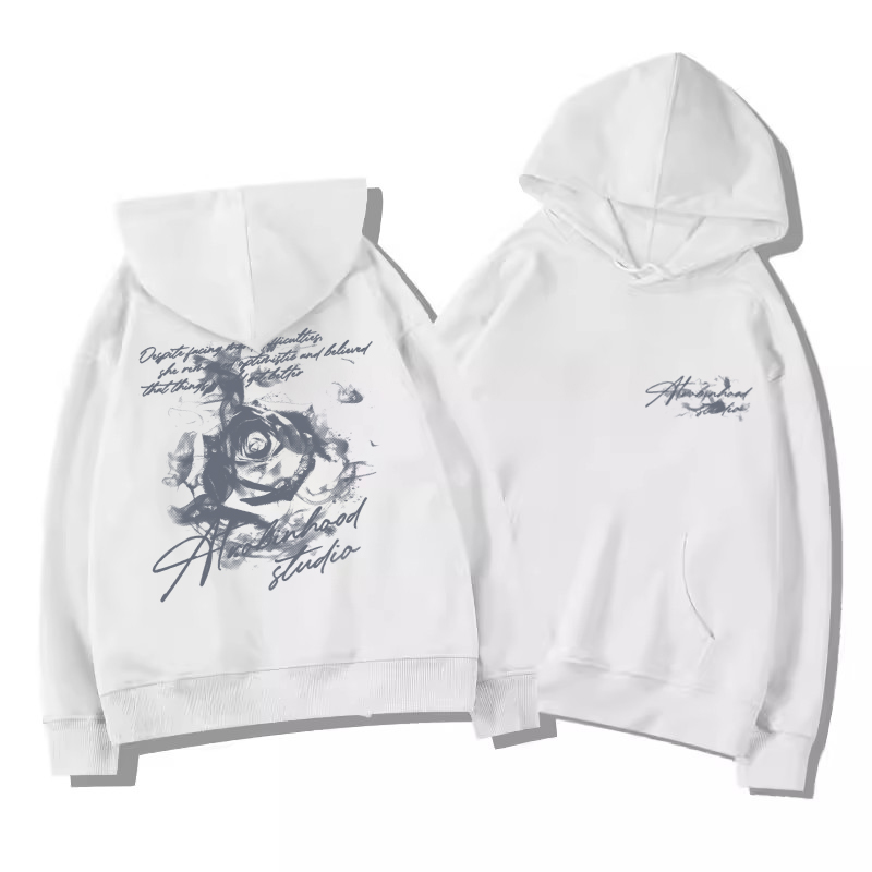 Rose Flower Men Women Hoodie P - Fear Of God Essential recension och pris