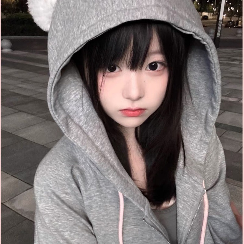 Y2k Women's Hoodie Jacket Cute - Streetwear Brand Y2K recension och pris