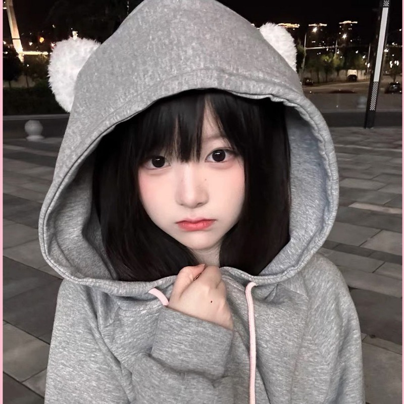 Y2k Women's Hoodie Jacket Cute - Streetwear Brand Y2K recension och pris