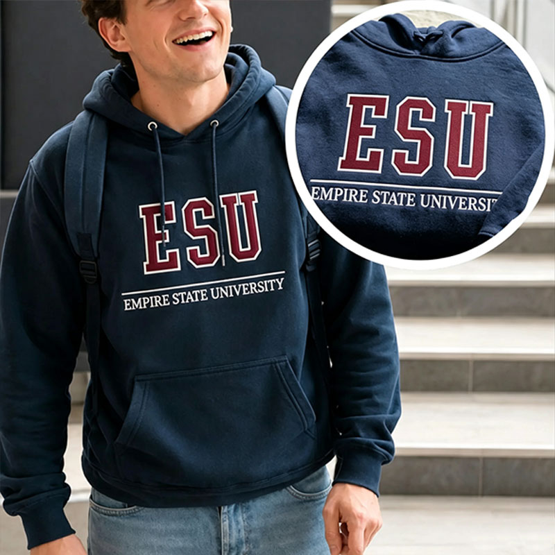 ESU Empire State University Ho - Streetwear Brand Hoodie recension och pris